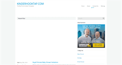 Desktop Screenshot of kinderhooktap.com